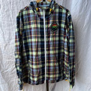 Polo Ralph Lauren Sportsmen Respect Wildlife Patchwork Madras Hooded Zip Jacket